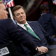 Paul Manafort (right), then-campaign manager for then-Republican presidential candidate Donald Trump, is interviewed by journalist John Dickerson on the floor of the Republican National Convention at the Quicken Loans Arena in Cleveland on July 17, 2016. (Win McNamee/Getty Images)